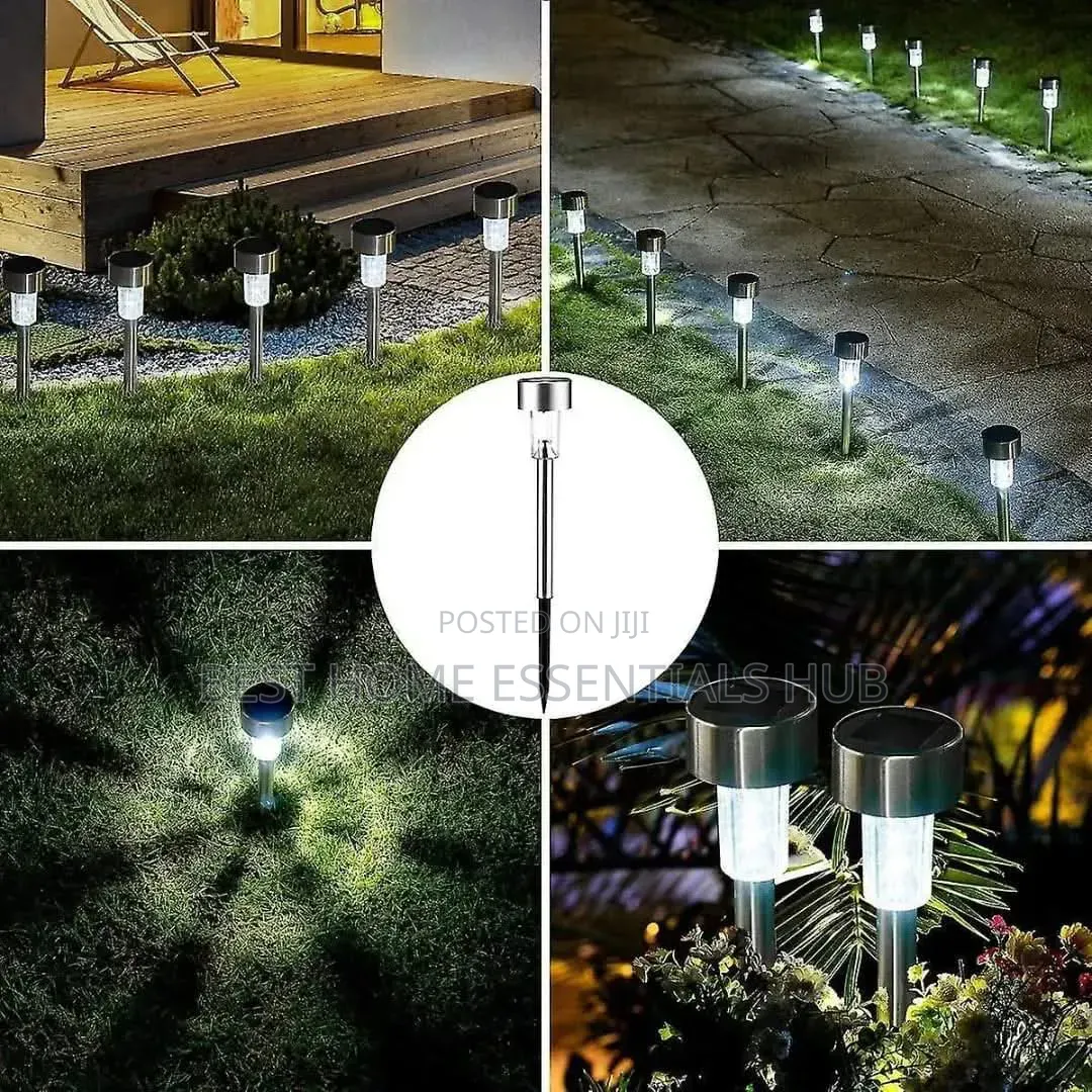 *12pcs Path Way Lawn Solar Garden Lights