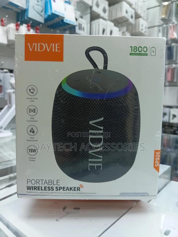 Vidvie Wireless Bluetooth Speaker Sp926 in Black - thumbnail 2