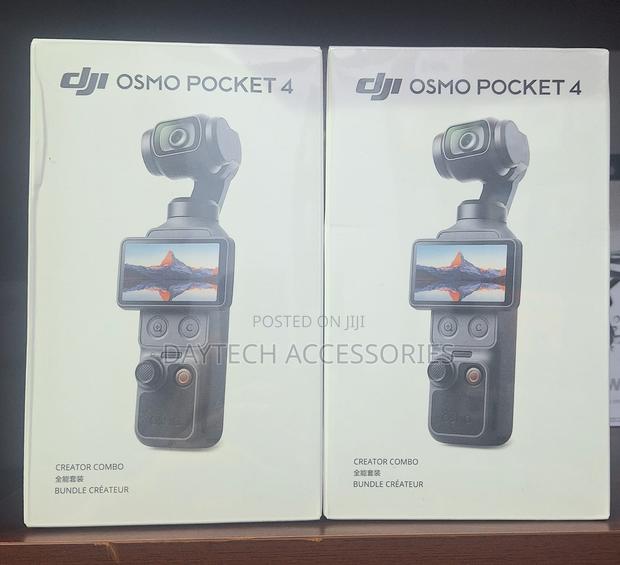 The Dji Osmo Pocket 4 Creator Combo.