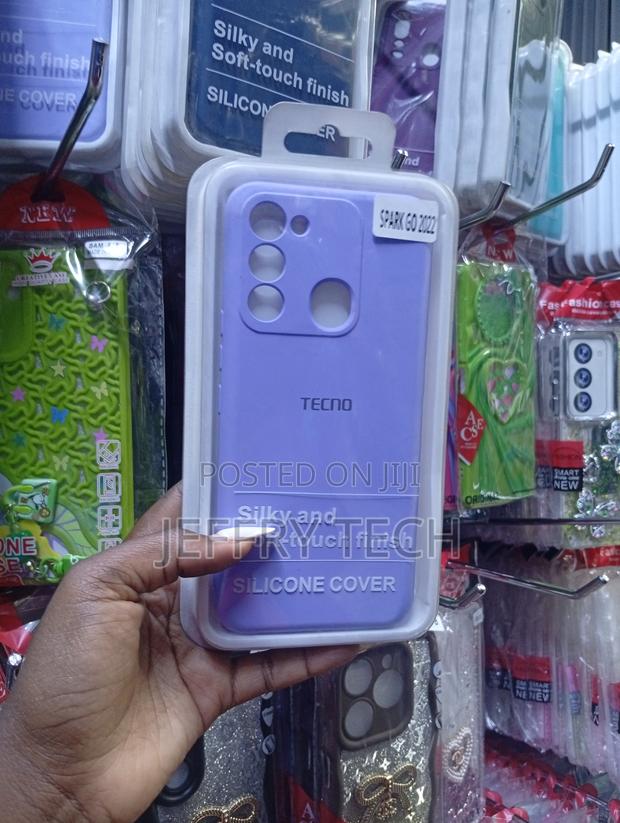 Tecno Spark Go 2022 Purple Silicone Phone Cover