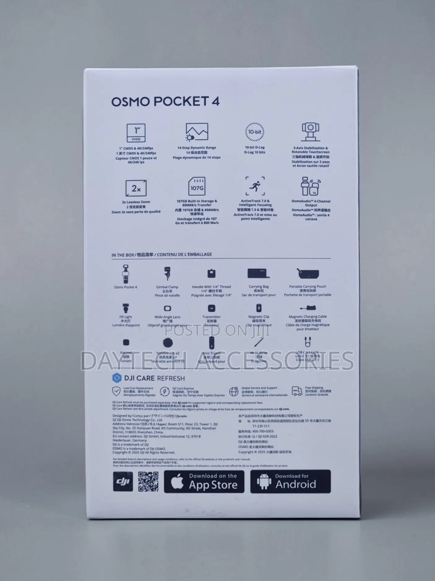 Dji Osmo Pocket 4 Creator Combo Packaging - Black
