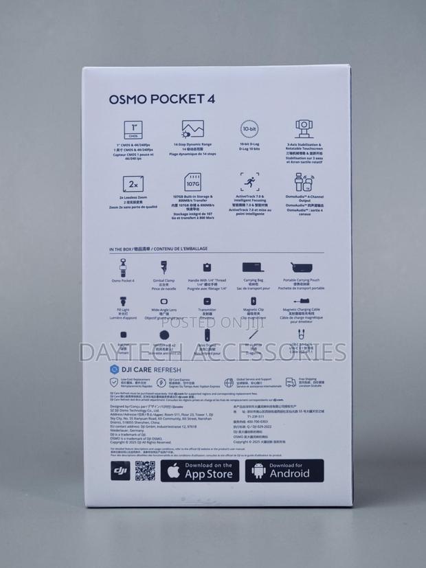 Dji Osmo Pocket 4 Creator Combo Packaging - Black - thumbnail 2