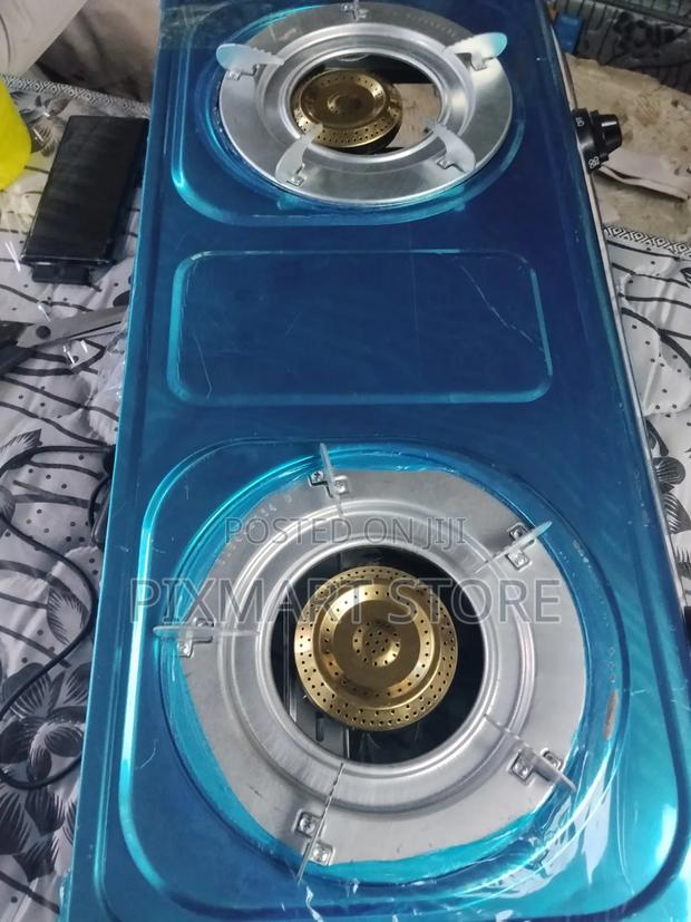 Eurochef Double Burner Gas Stove – Stainless Steel