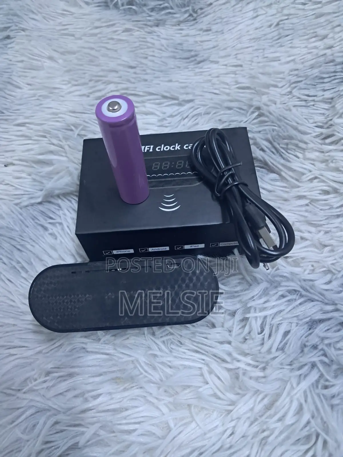 Mini Hidden Camera Alarm Clock – Hd Recording With Lookcam Control