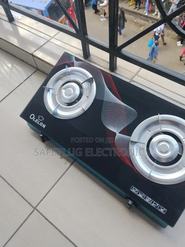 2 Burner Glass Top Gas Cooker