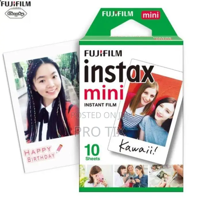 Instax Mini Film 10 Sheets Fujifilm Instant Camera Paper