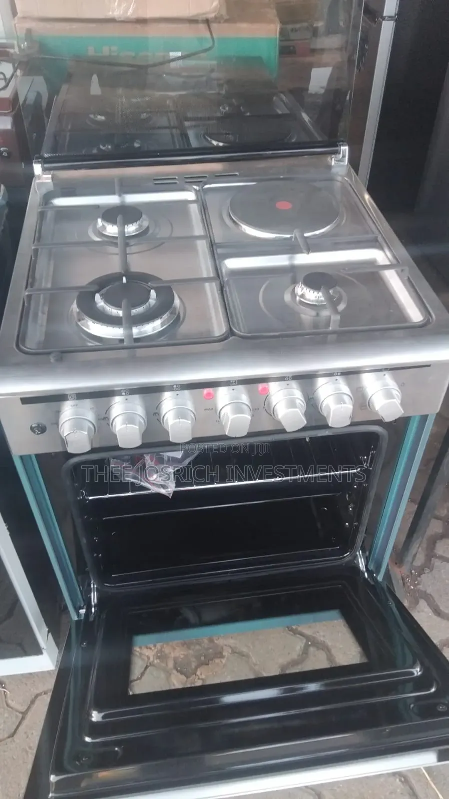 Haier Cooker 60 by 60 With Wok Burner and Gas Sensor