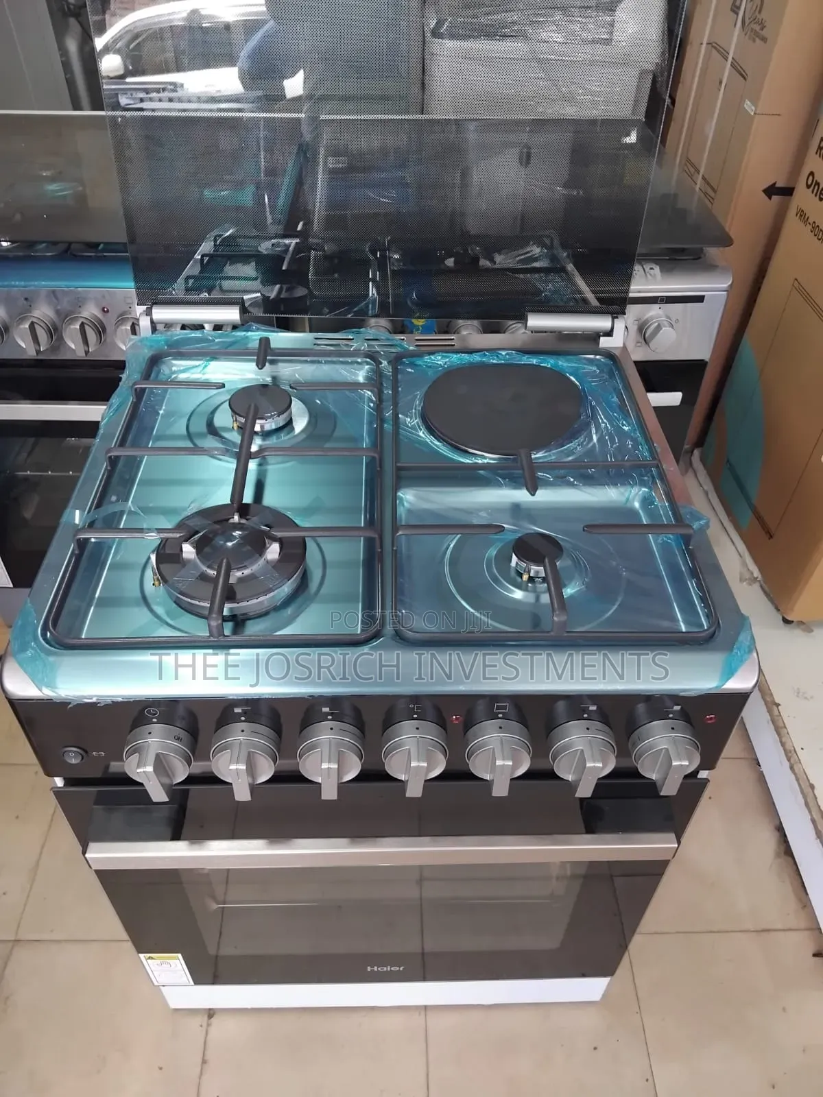 Haier Cooker 60 by 60 With Wok Burner and Gas Sensor