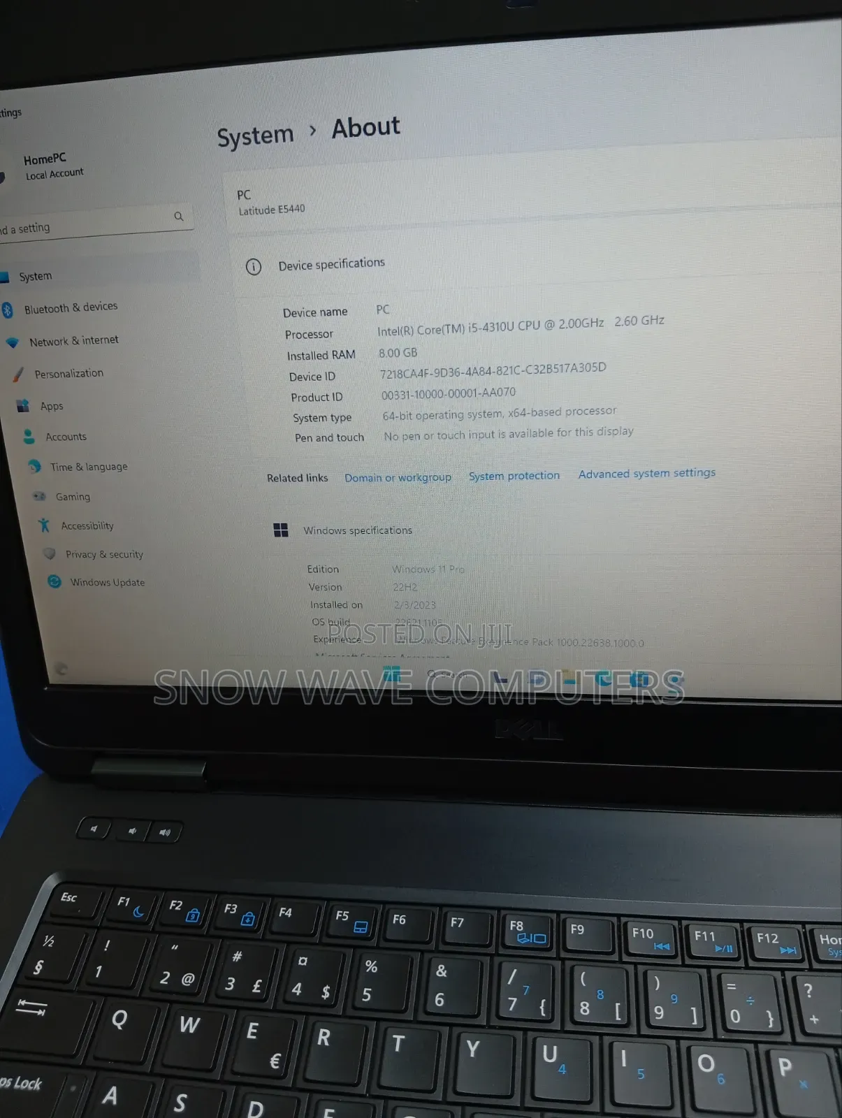 Laptop Dell Latitude E5440 8GB Intel Core i5 HDD 500GB