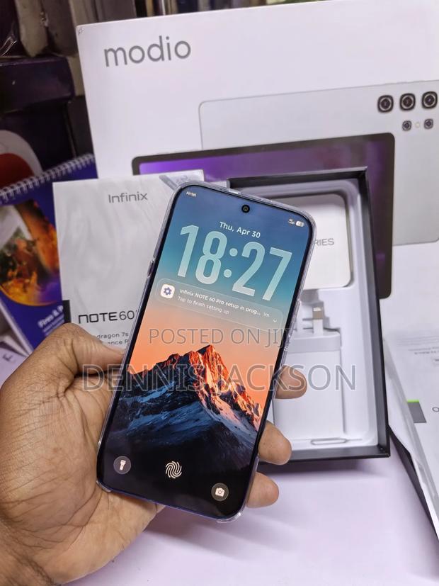 New Infinix Note 60 Pro 256 GB Blue - thumbnail 6