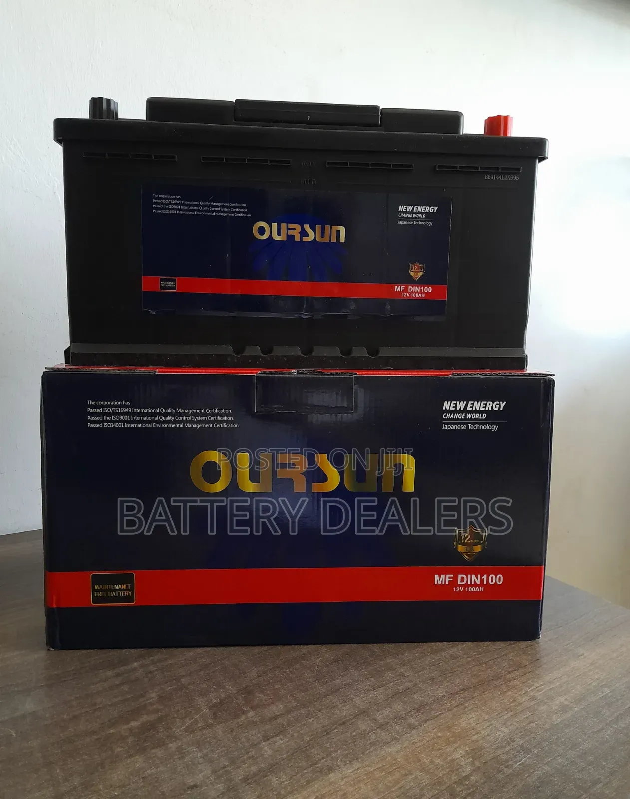 Din 100 Normal Ourson Car Battery