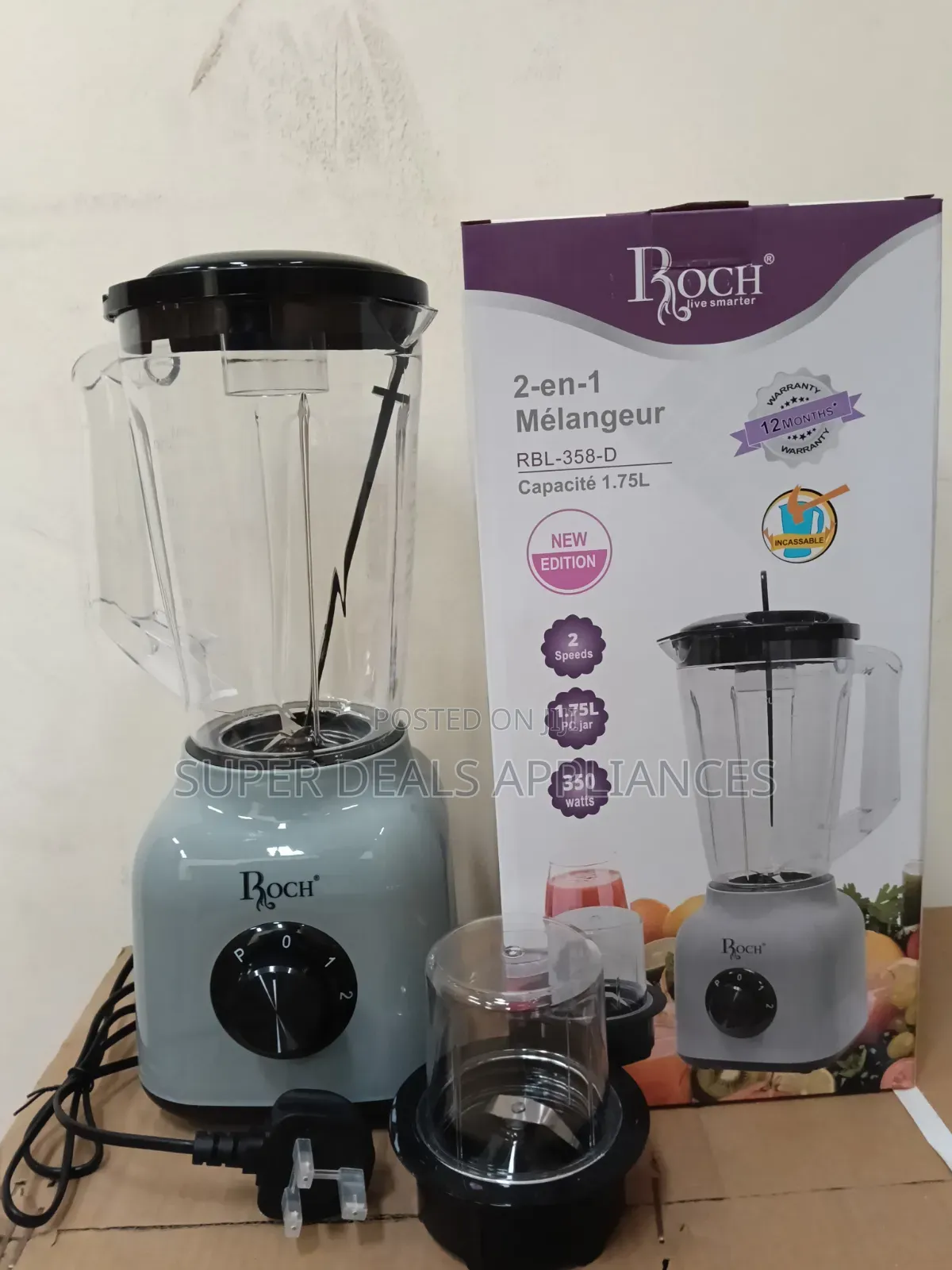 Roch 2 in 1 Blender-Grinder