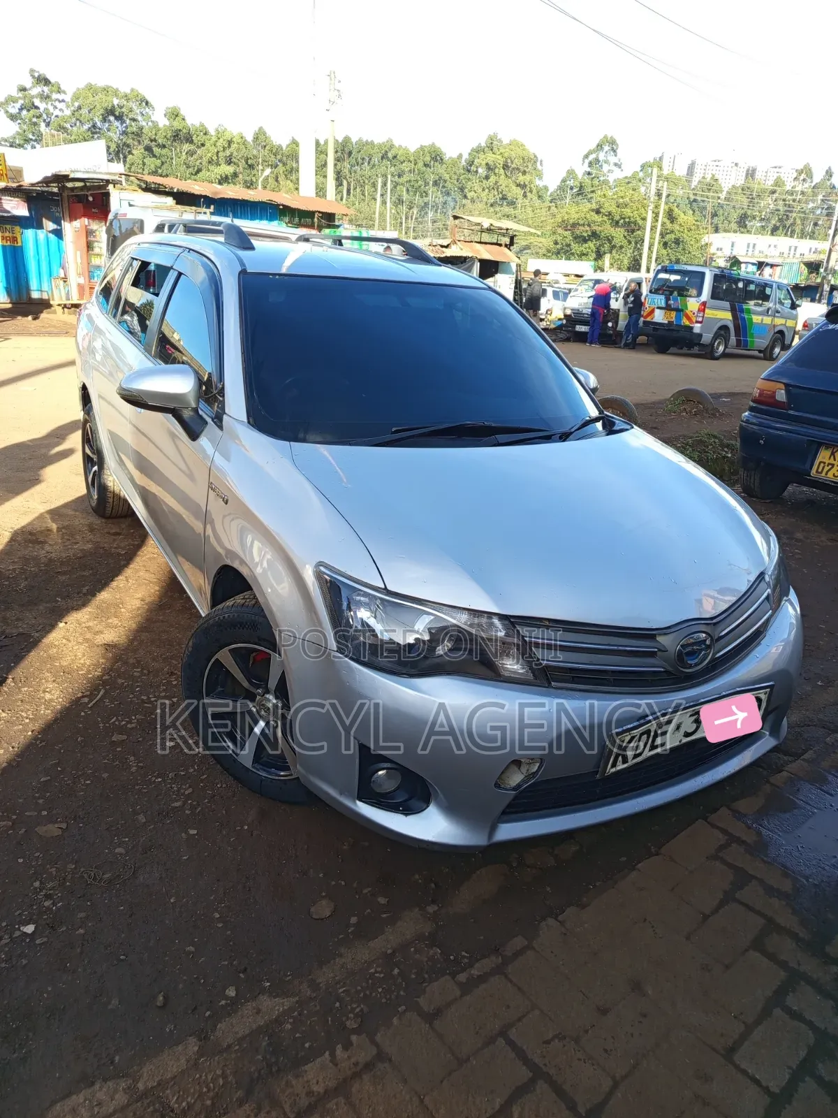 Toyota Corolla Fielder 2014 Silver