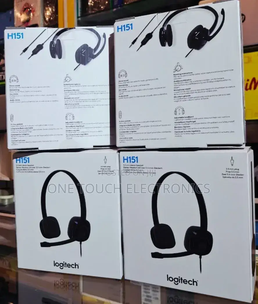 Logitech H151 Wired Headphones//Headsets