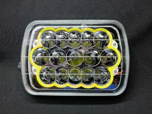 Head Lamp 15 Led Square 7"