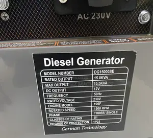 Cigma-Uk 15kva Dual Phase Silent Diesel Generator With Ats