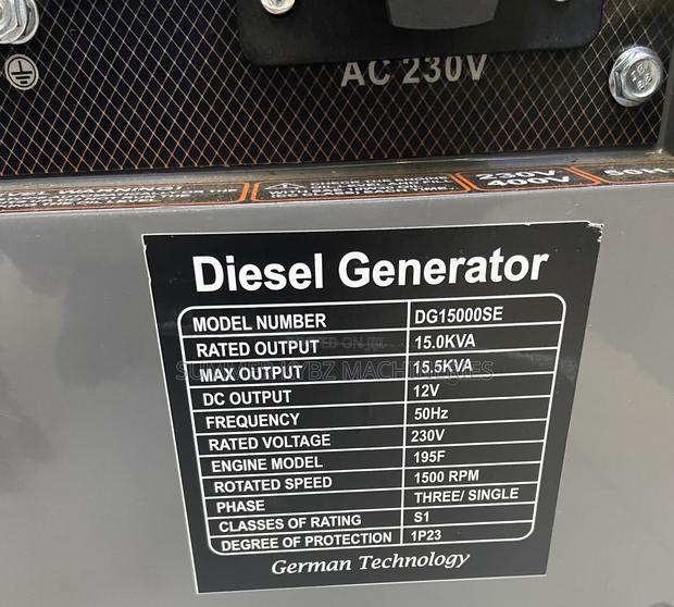 Cigma-Uk 15kva Dual Phase Silent Diesel Generator With Ats - thumbnail 3