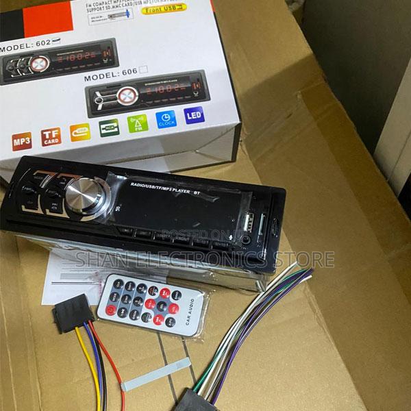 606 Digital Car Stereo Mp3 Player 1 Din Fm Radio With Remote Control