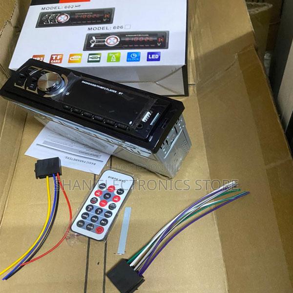 606 1 Din Car Stereo Audio System With Usb, Sd Card Fm Radio