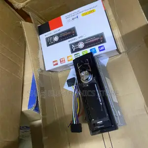 606 Compact 1 Din Car Mp3 Player Stereo System With Fm Radio