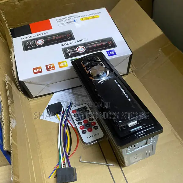 606 Digital Mp3 Car Radio 1 Din Stereo System With Easy Installation