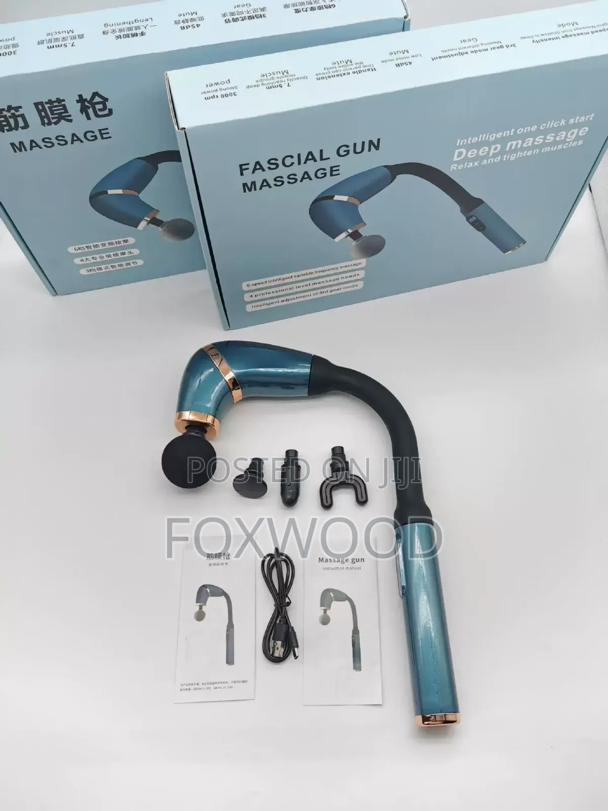 Fascial Gun Massager Handle And Elbow 3 Modes And 6 Gears