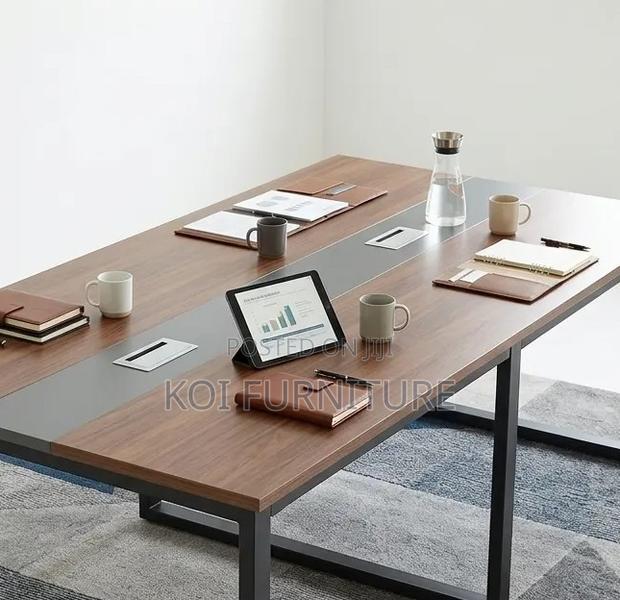 Boardroom Table; Generous 8 to 10 Seaters Team Work Boadroom Table - thumbnail 3