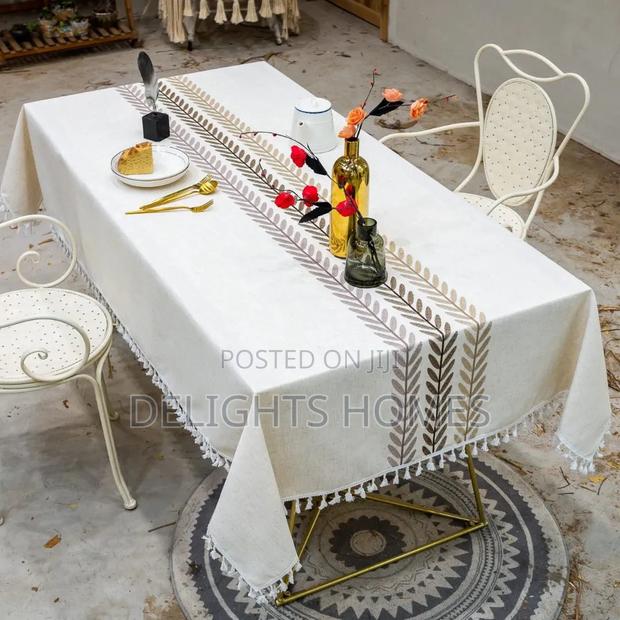 Cotton Linen Table Cloth-Ele