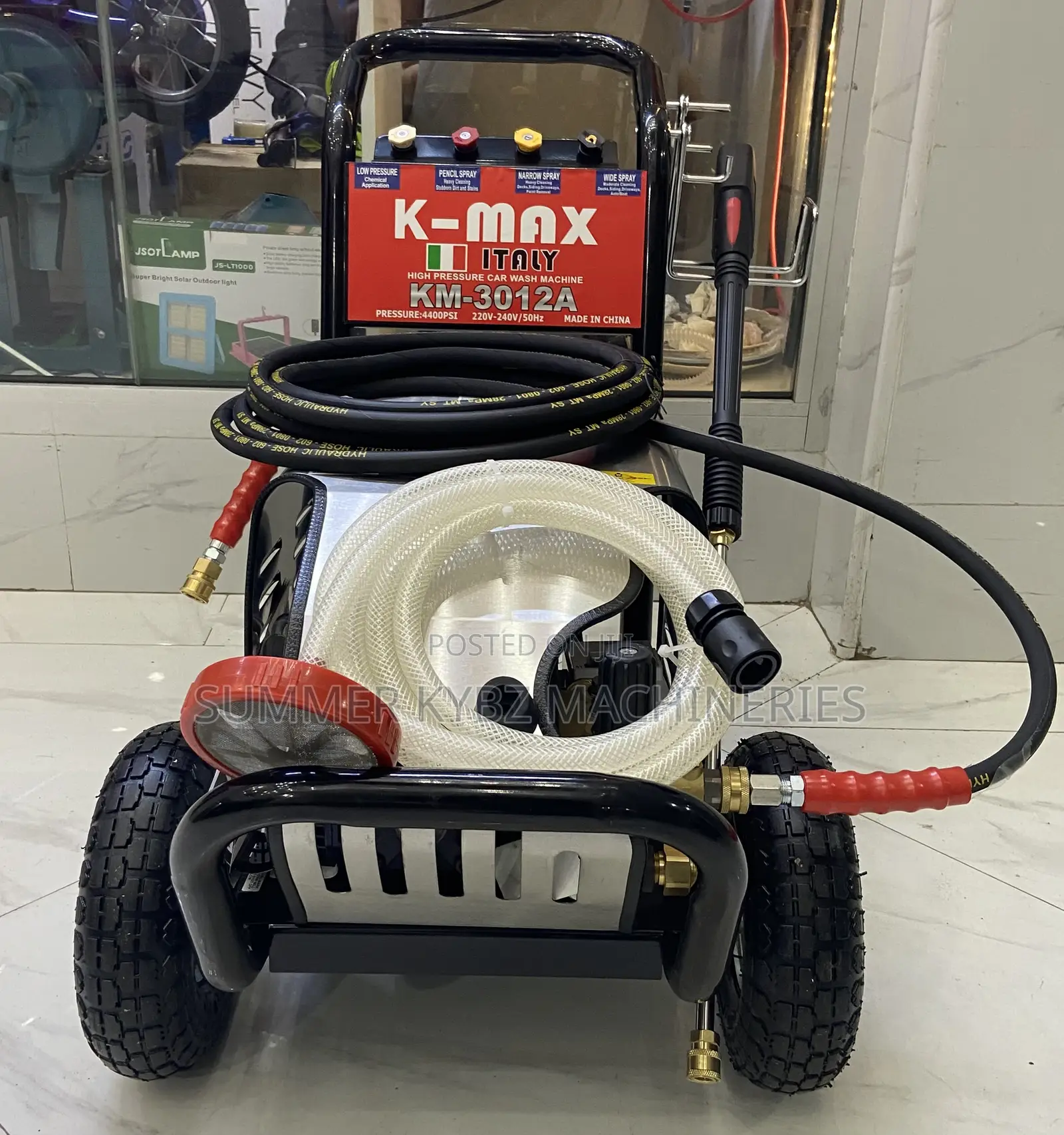 K-Max 4400psi High Pressure Washer With 5hp Power