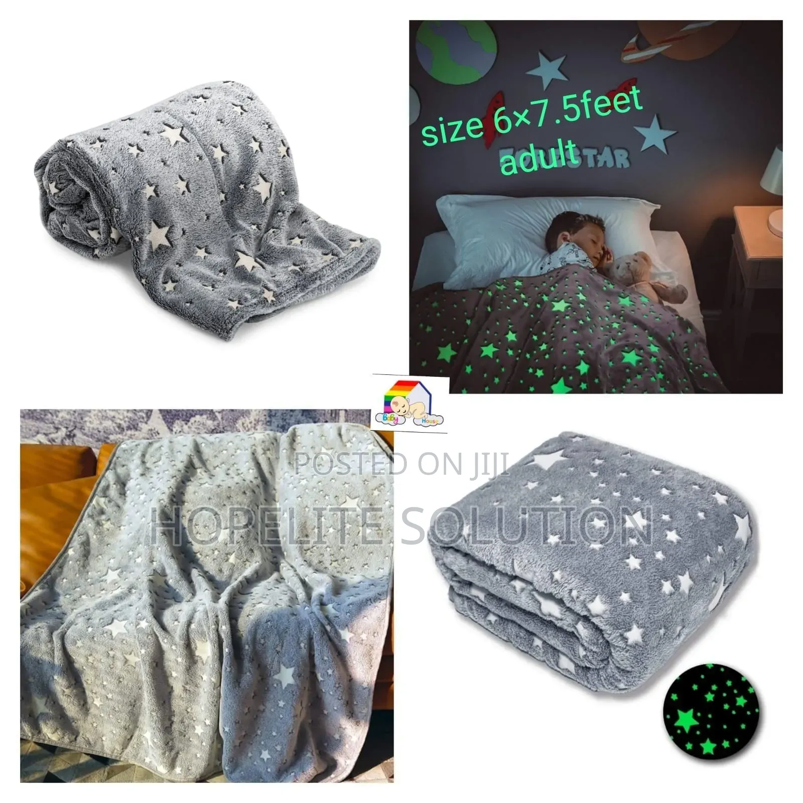 Magic Glow in the Dark Fleece Blanket