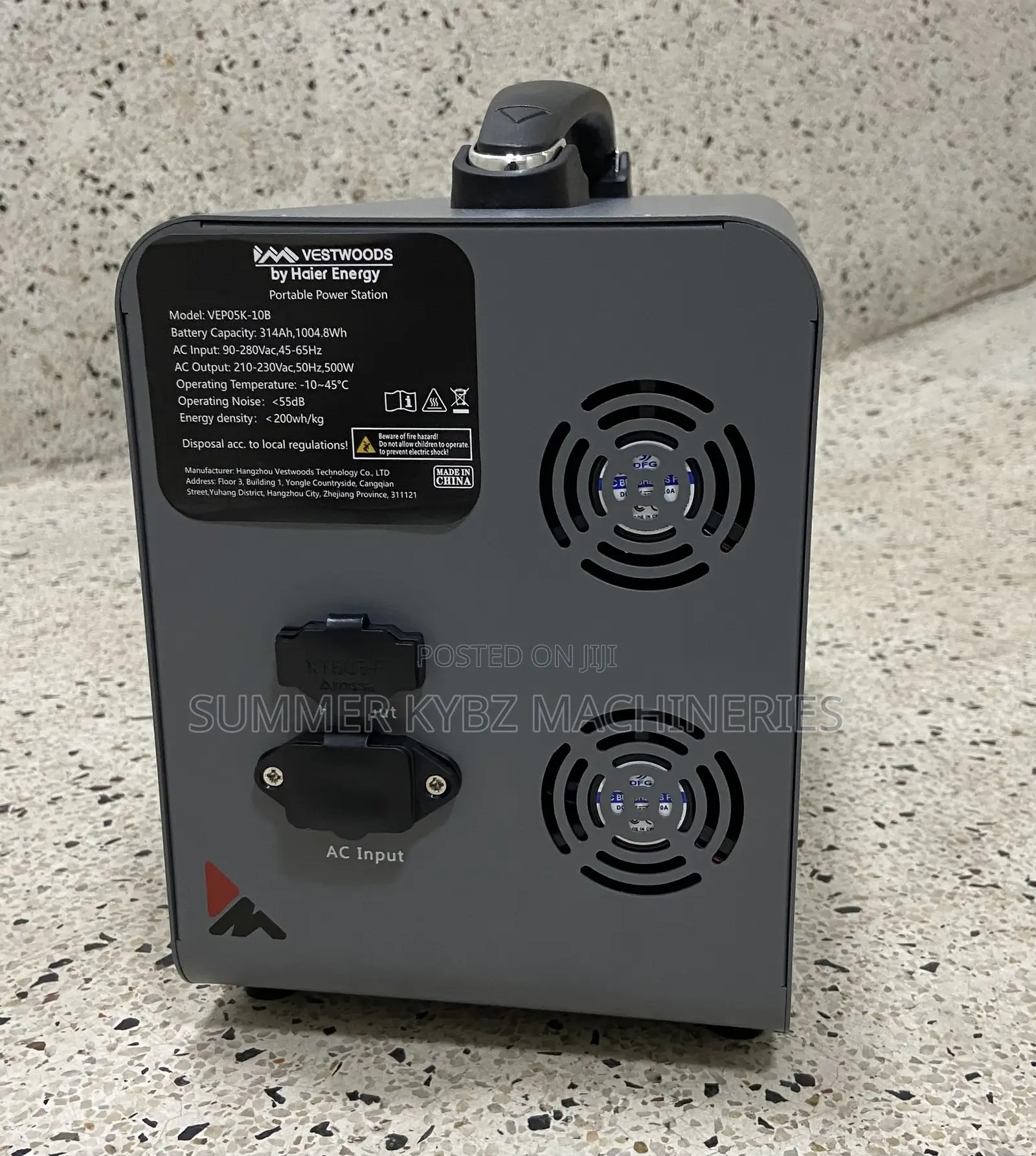 Classic Vestwoods 1kw Portable Power Station