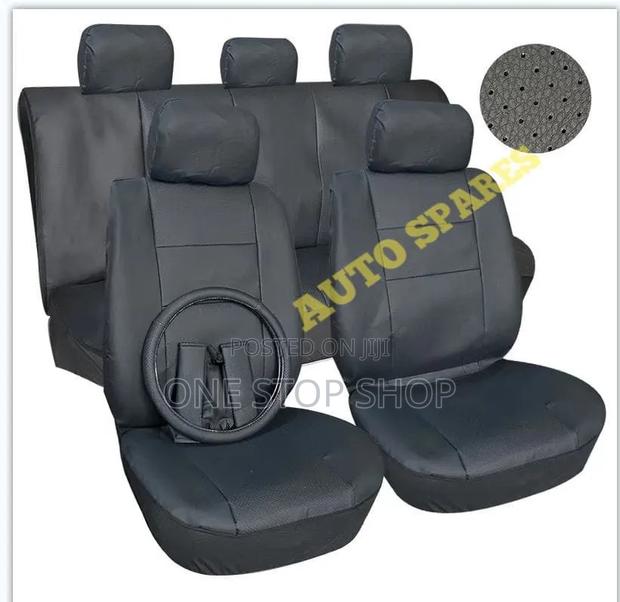 Durable Waterproof Breathable Leatherettematerial Seat Cover Steering