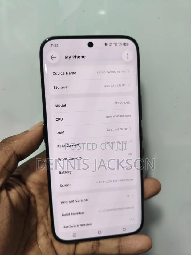 Tecno Camon 50 Pro 256 GB Black - thumbnail 5