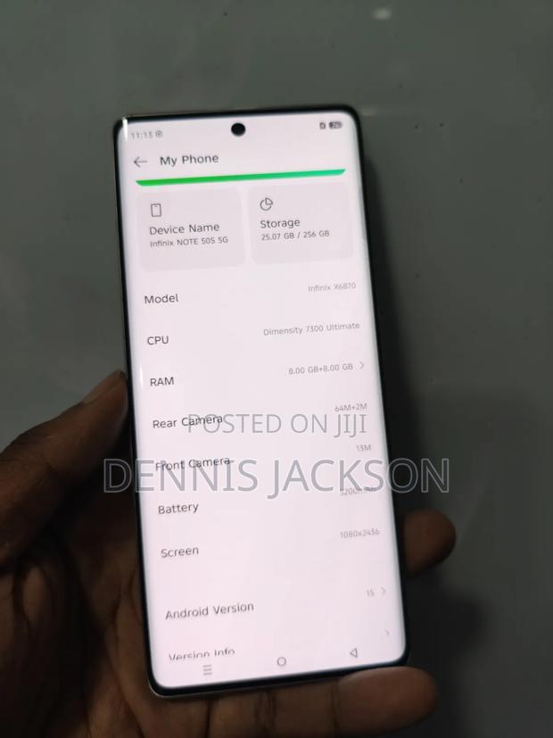 Infinix Note 50 Pro 256 GB Gold - thumbnail 2