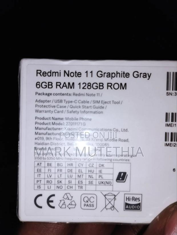 Xiaomi Redmi Note 11 Pro 128 GB Black - thumbnail 2