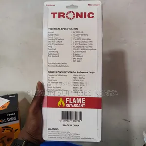 Tronic Extension Cable 3 Way Socket With Usb C + Usb Ports Premium