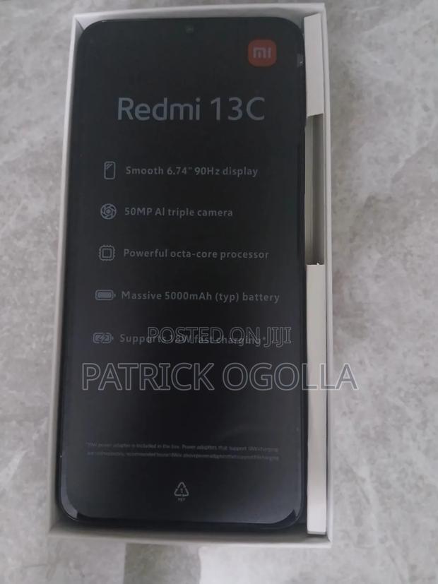 New Xiaomi Redmi 13C 256 GB Black - thumbnail 3
