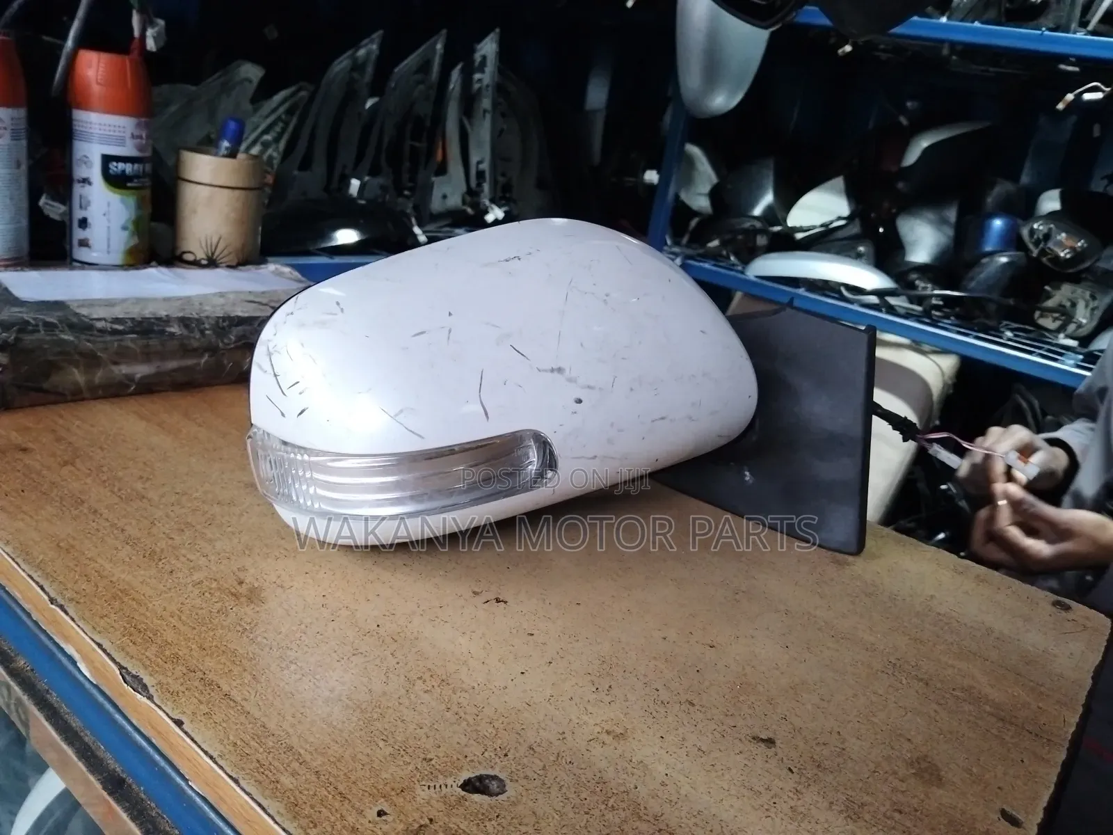 Toyota Vitz Models 2005/2008/2010 Power Side Mirror, Ex Japan