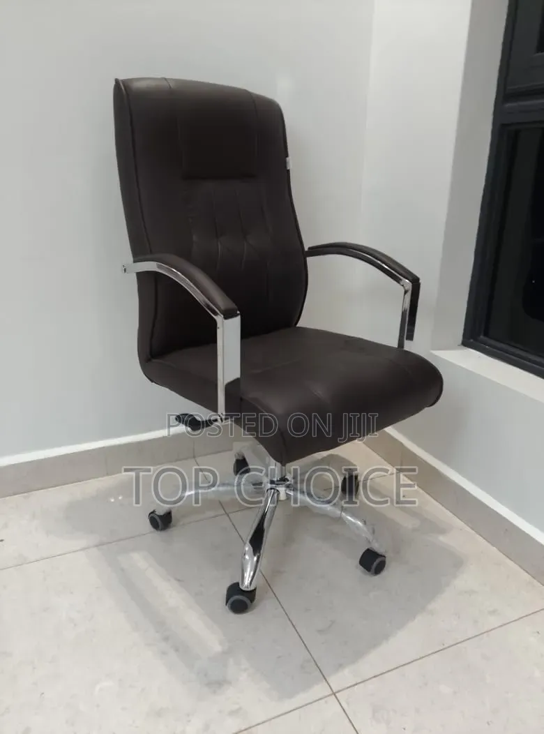 Dark Brown Office Leather Chairs