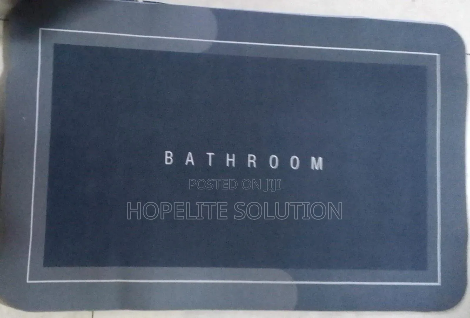 40x60 Anti Slip Rubber Base Shower Bath Bathroom Mat or Door Mat