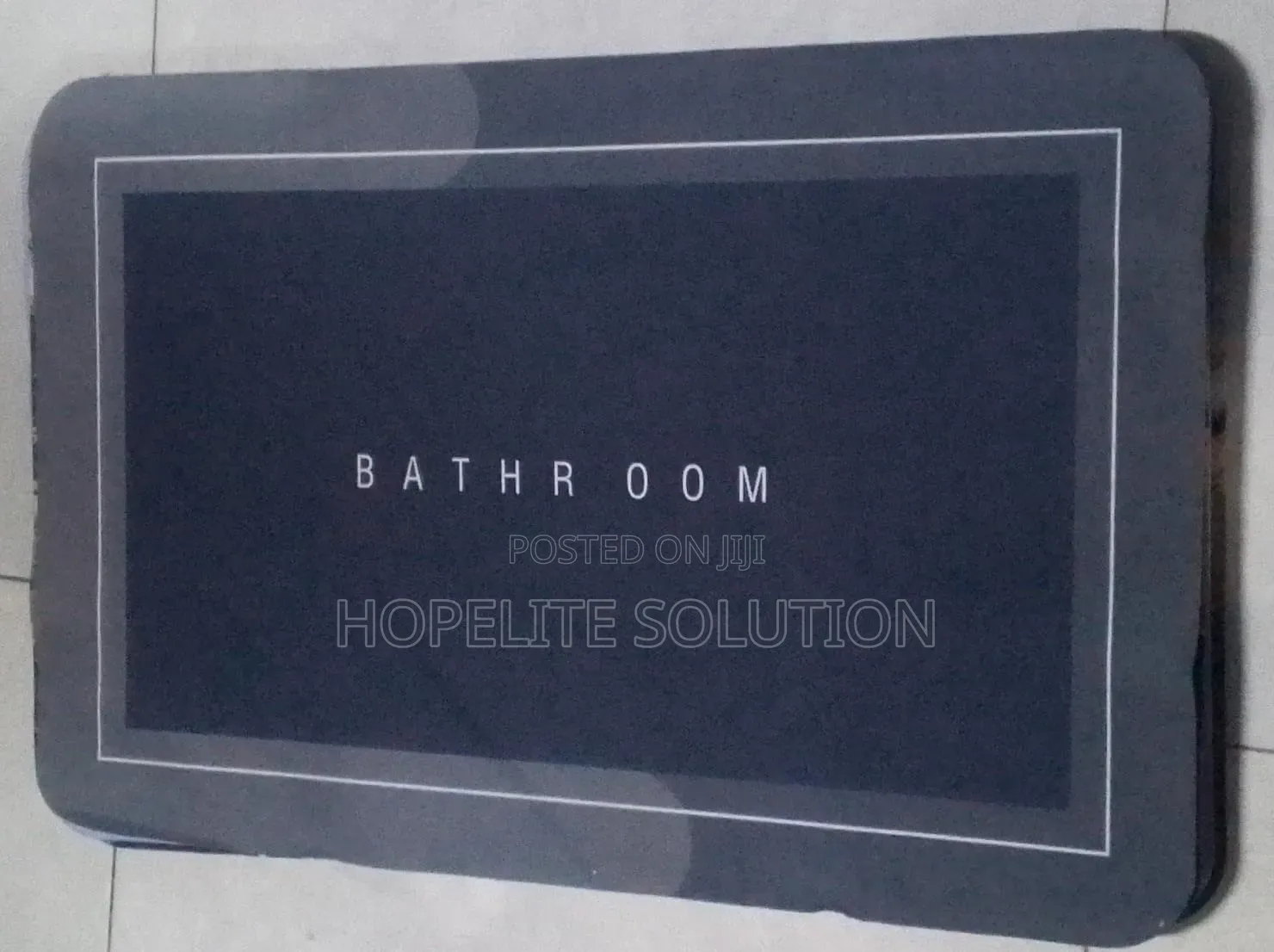 40x60 Anti Slip Rubber Base Shower Bath Bathroom Mat or Door Mat
