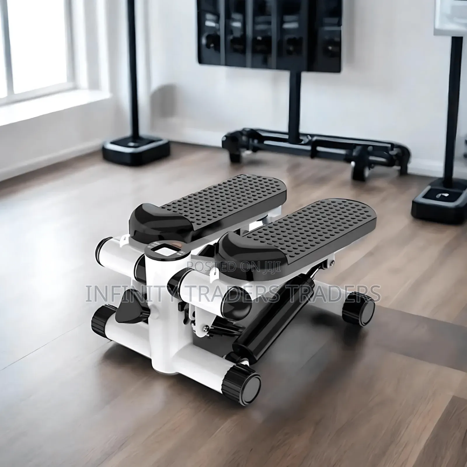 Mini Stepper With Resistance Bands
