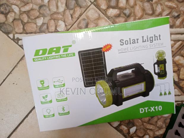 Solar Home Lighting System With Bluetooth, Mp3 Player, Fm Radio, 3bulb