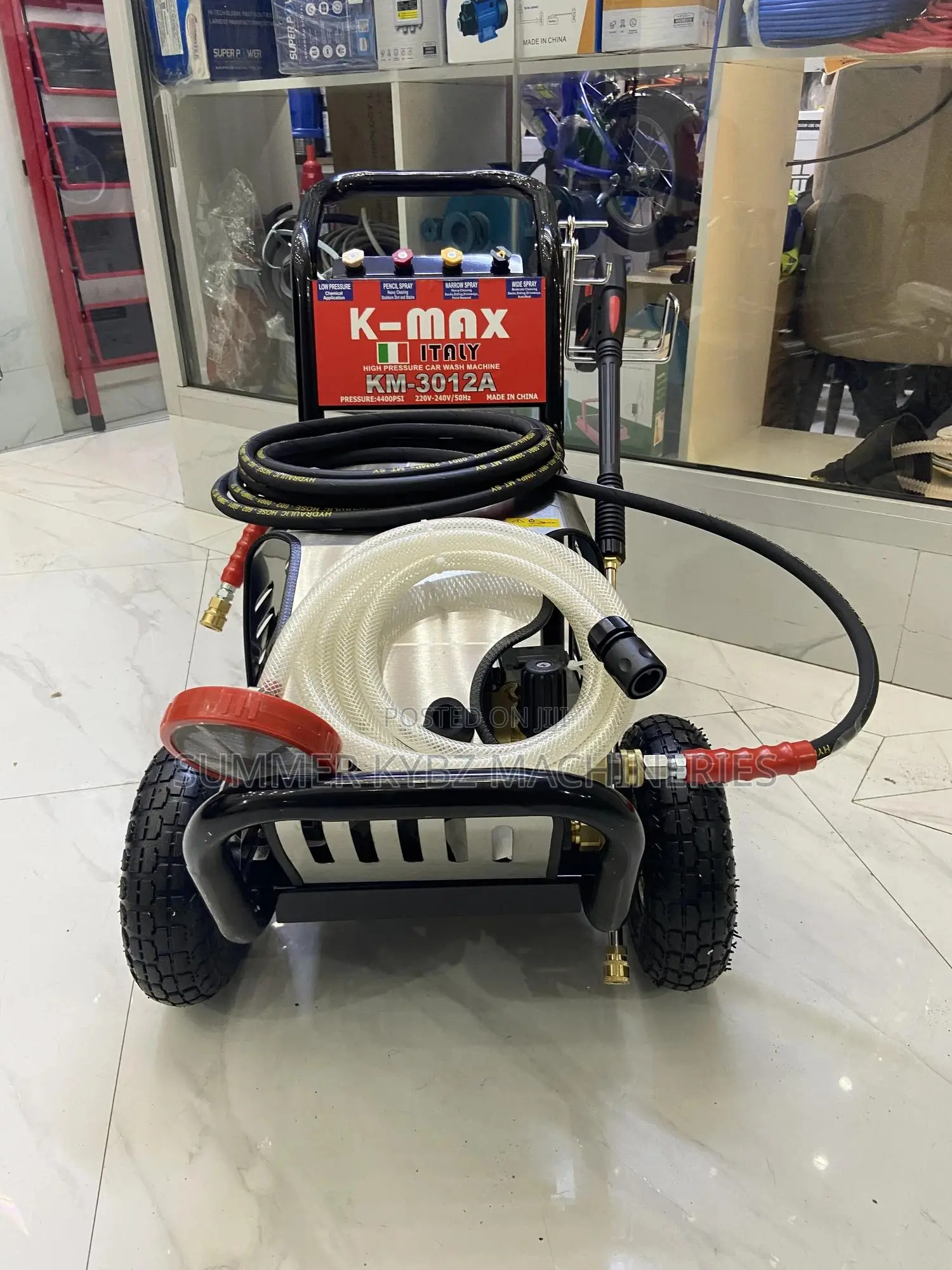 K-Max 4400psi High Pressure Washer With 5hp Power