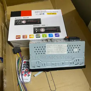 606 1 Din Digital Car Stereo Mp3 Player With Fm Radio and Aux Input
