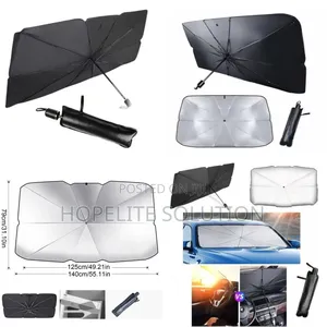 Car Dashboard Umbrella Sunvisor Windscreen Cover