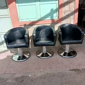 Black Modish Barbershop/Parlour Seats