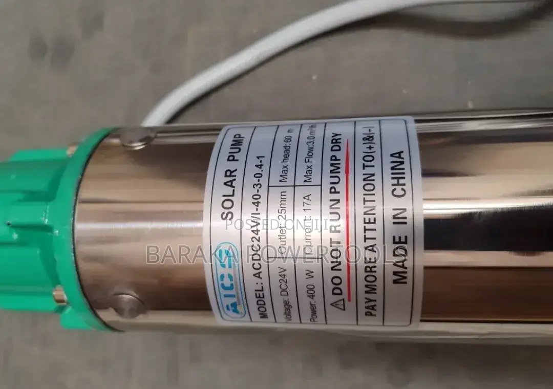 Submersible Pump Solar Powered