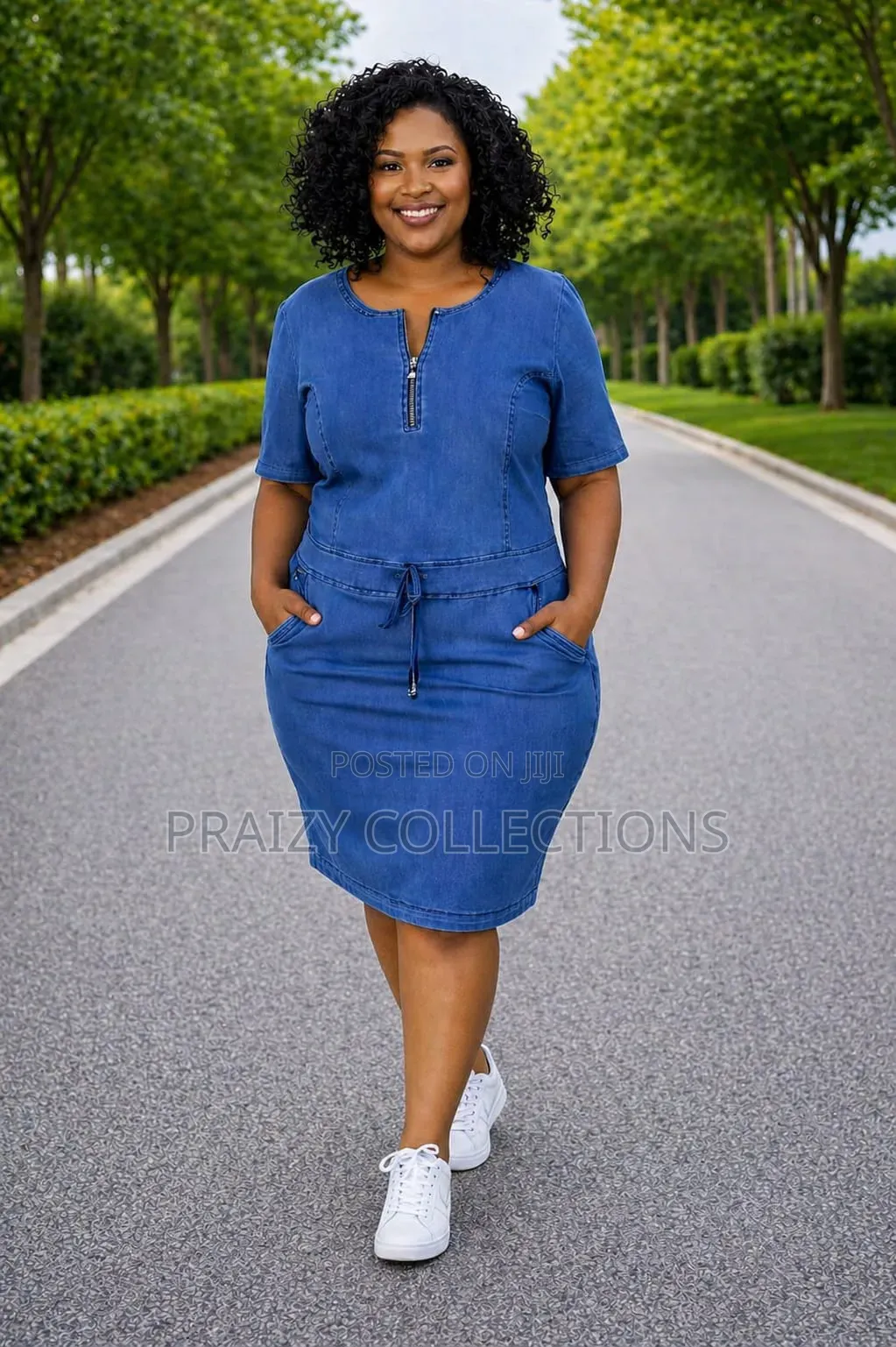 Denim Straight Dress