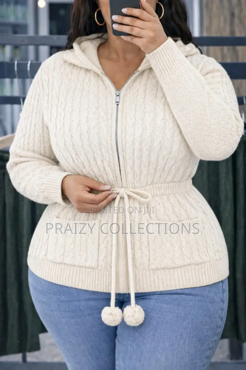 Hooded Sweaters With Soft Thin Fur